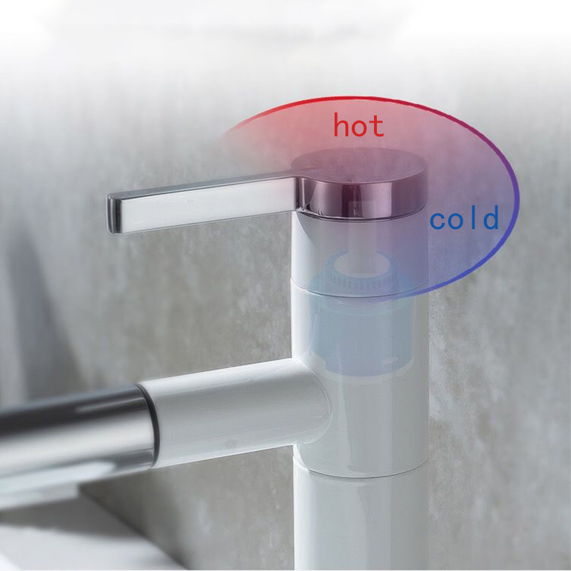 Monite Solid Brass Bathroom Wash Basin Sink Faucet Deck Mounted Polished Gold Mixer Tap From Cartridges & Filters - Price 57.22 - View #8