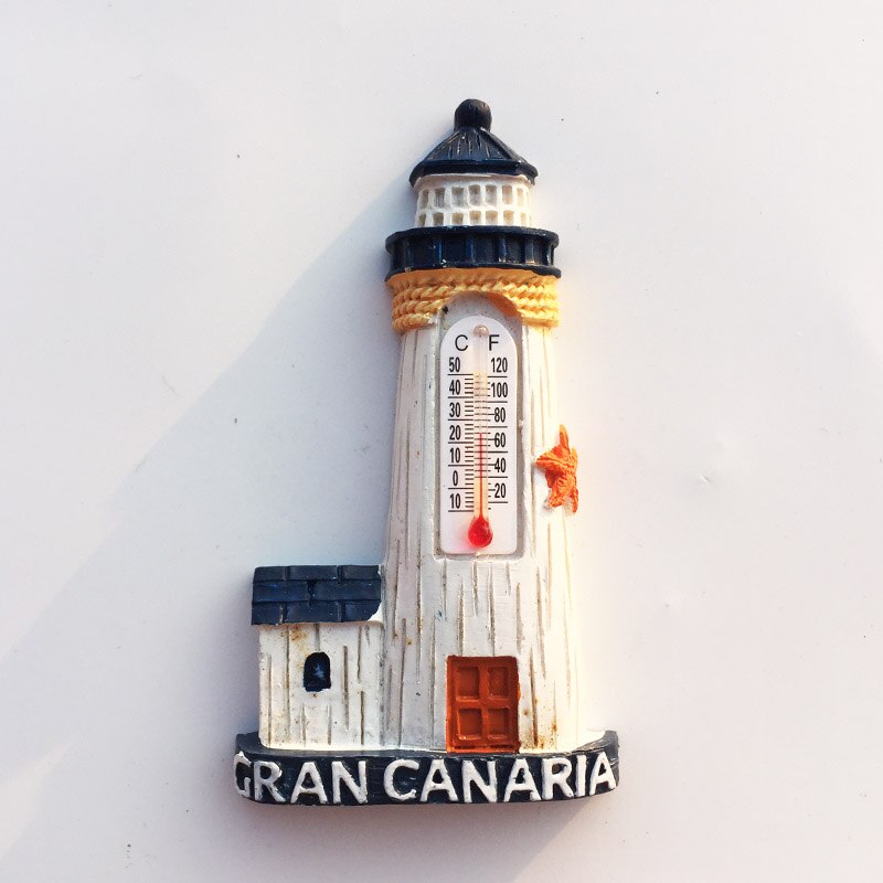 Imán para nevera con paisaje Cultural del mundo, recuerdo, decoración de Gran Canaria