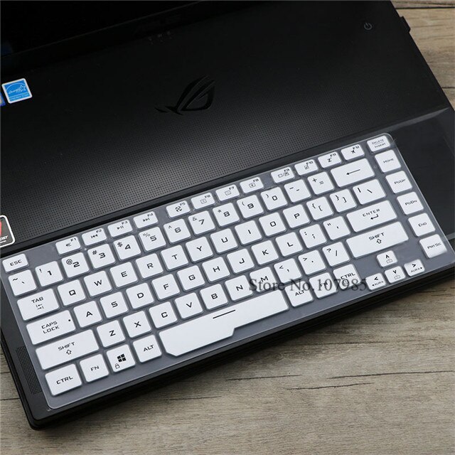 15.6 inch laptop Keyboard Cover skin For Asus rog strix G hero iii Scar 3 gl531 G531GT G531GW G531G G531GU G531GD G531GV: White