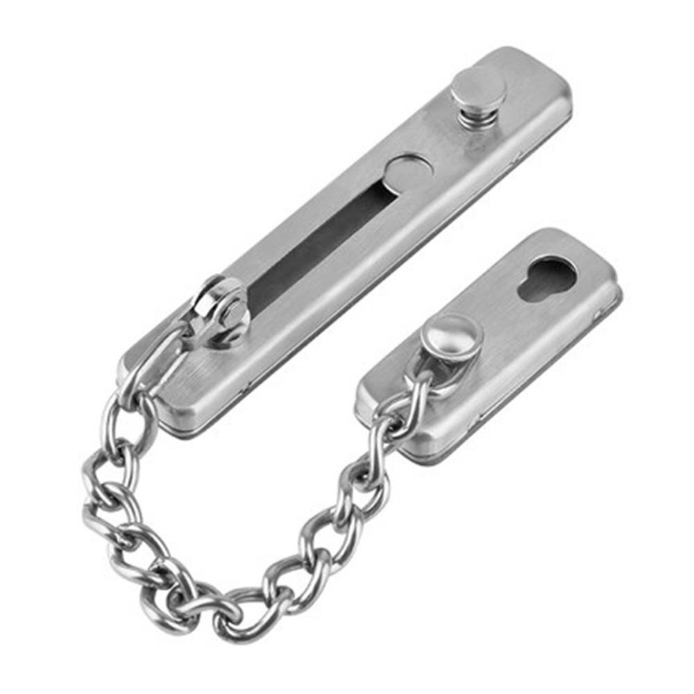 Anti-theft chain door chain thickening door buckle free punching 304 stainless steel safety chain door bolt anti-theft chain