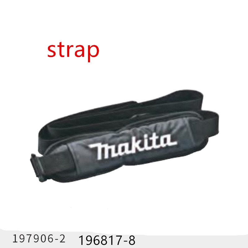 Makita værktøjskasse værktøj kuffertkasse makpac stik 821549-5 821550-0 821551-8 821552-6 opbevaringsværktøjskasse bandagevogn: Rem