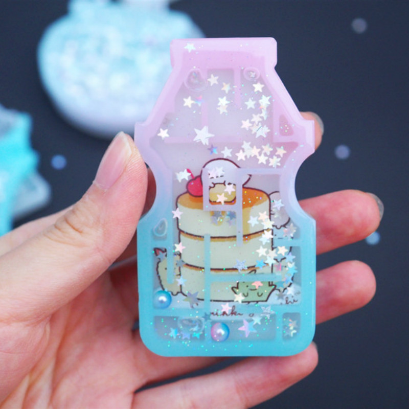 Magico Labirinto Shaker Fascino Stampo In Silicone Kawaii Decoden Mold Gioielli In Resina Epossidica di Arte Strumenti di Creazione di Gioielli Stampi In Resina Epossidica