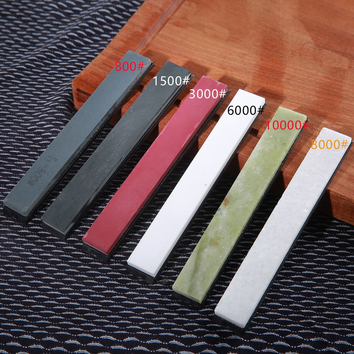 Fixed angle Knife Sharpener whetstone sets 240# 400# 800# 1500# 3000# 6000# 8000# 10000#: Cost effective set