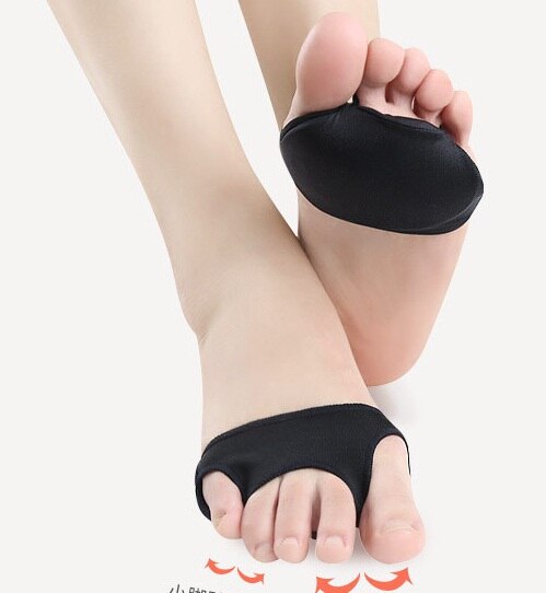 Stof gel mellemfodsfodbold indlægssåler puder puder forfod smerte støtte forreste trædepude fødder fodplejeværktøj ortopædisk pude