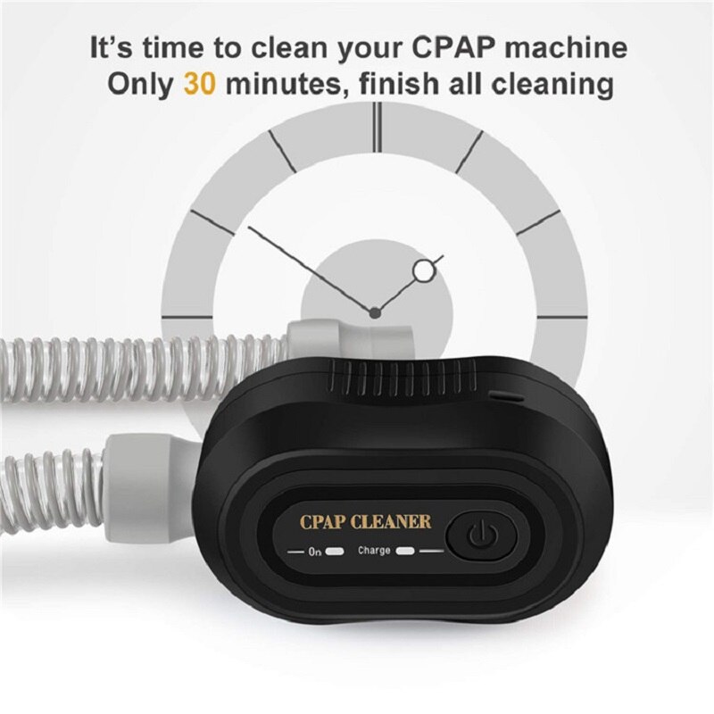 Portable CPAP Ozone Cleaner Ventilator Machine Sanitizer Disinfector Sleep Aid Breathing Auto Air Purifier