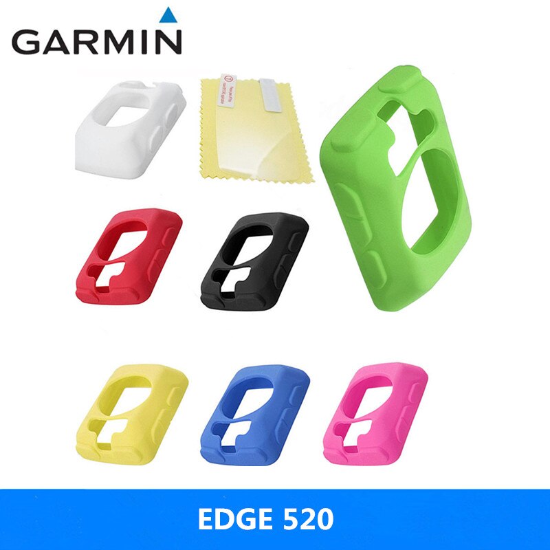 Garmin edge 520 /  edge 520 plus gps universal cykel ridekode bord gummi etui skærmbeskyttelsesfilm ikke-original