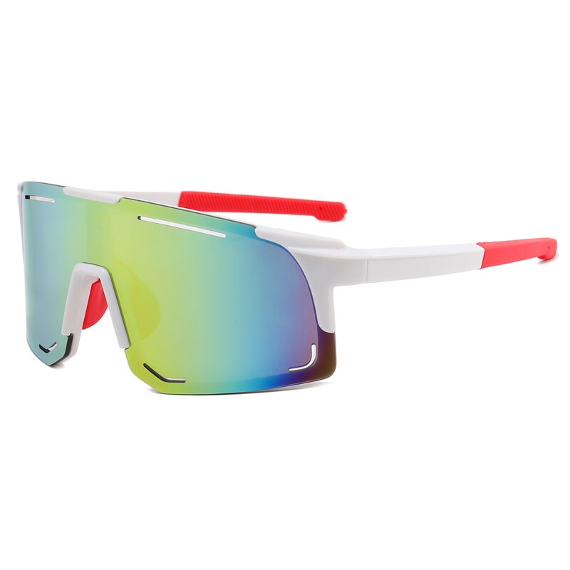 Óculos de sol polarizados UV Protection Cycling Óculos à prova de vento para homens e mulheres Óculos de equitação, Bike Sport Eyewear: Verde