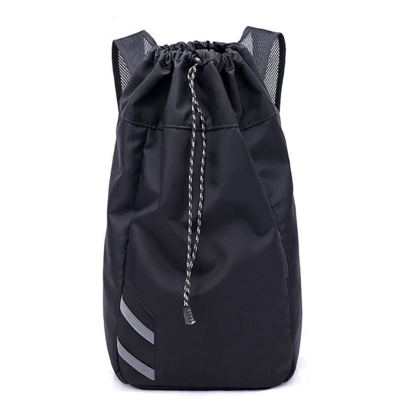 Mochila De Fútbol para hombre, Bolsa Escolar de gran capacidad, con cordón para gimnasio, baloncesto, bolas, cubo impermeable, deportes al aire libre, viajes: Default Title