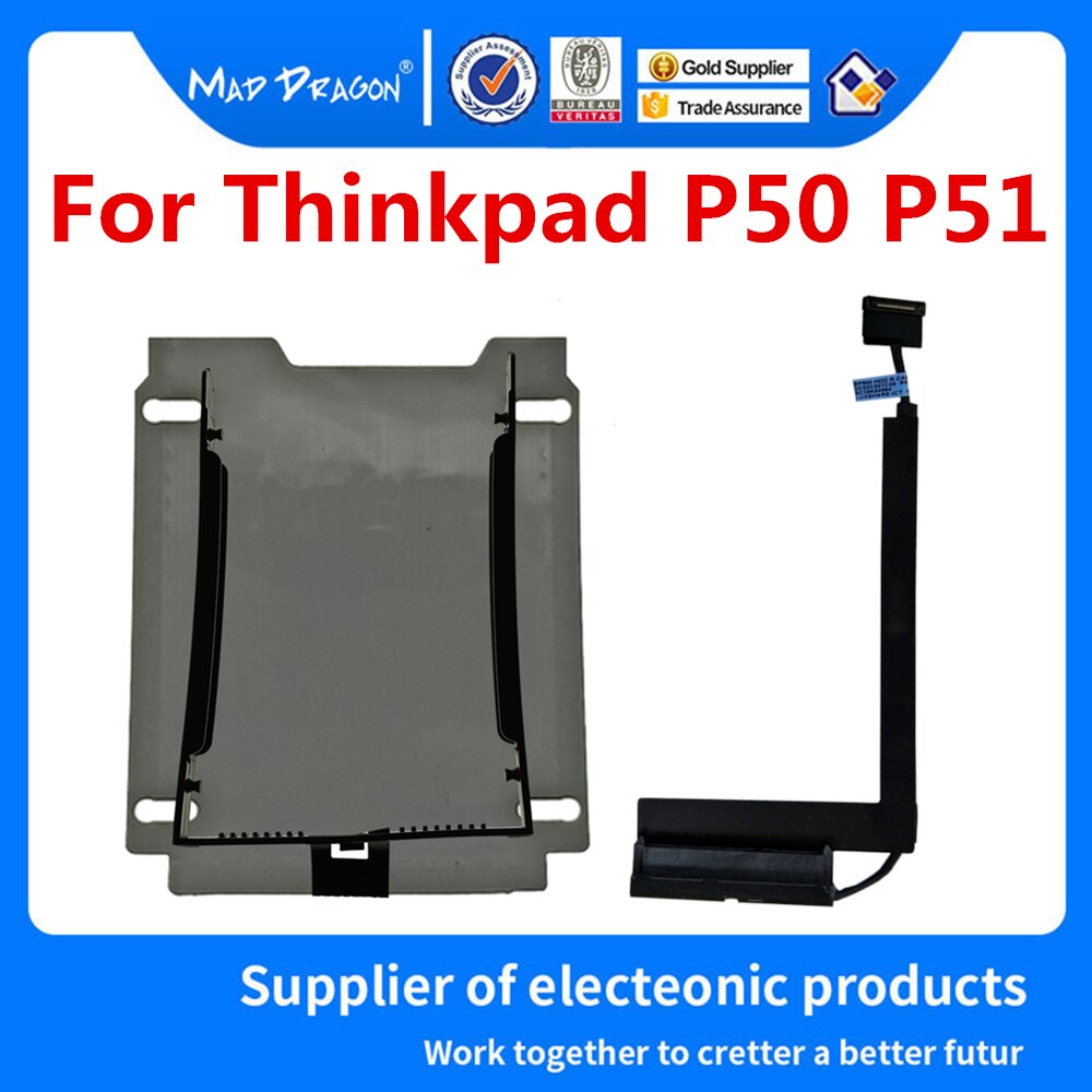 Pci M.2 Hdd _ Cable_Caddy Tray_Silver Papier Voor Lenovo Thinkpad P50 P51 Serie 00UR798 00UR835 00UR836 DC02C007C10 SC10K04563: HDD R Sets Cable
