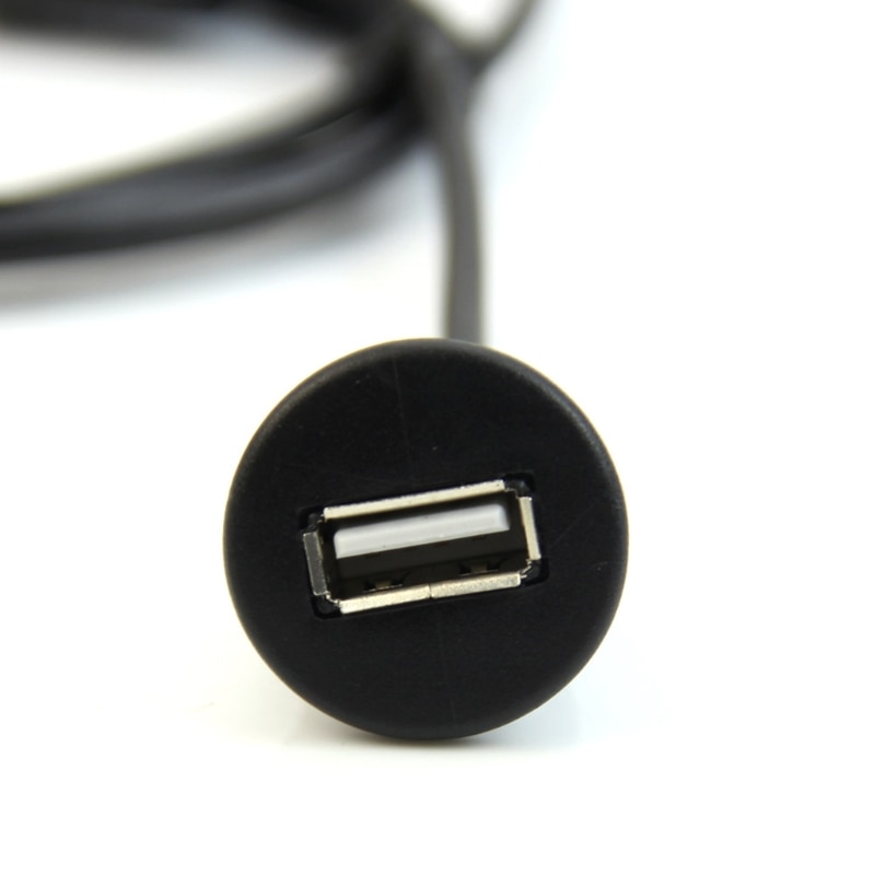 1m bil dashbord monter en hann til en kvinnelig usb 2.0 socket skjøtepanelkabel