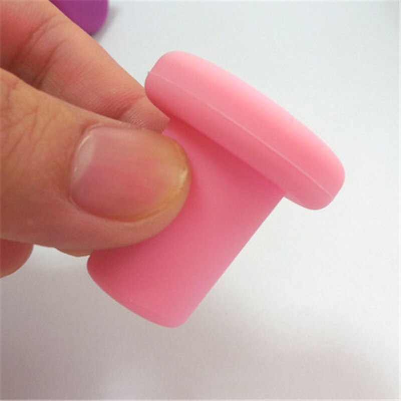 Tapón de silicona para botella, tapón para vino, herramientas de preservación para Bar familiar, seguro y saludable, 6 colores, 1 Uds.