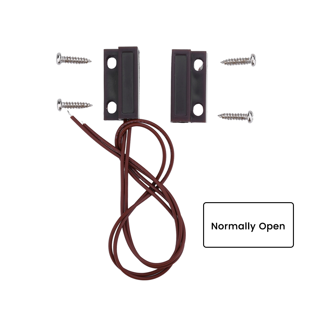 Capteur de porte fenêtre filaire MC-38, interrupteur, détecteur magnétique, normalement fermé ou normalement ouvert, NC/NO, alimentation d'alarme de sécurité domestique: Beige