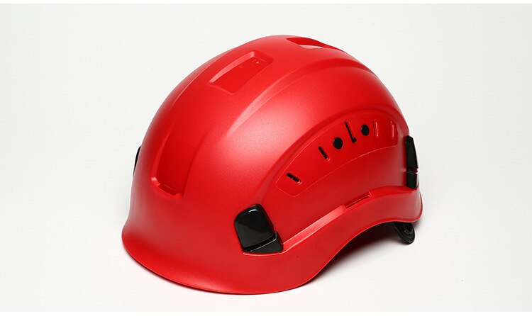 Abs Veiligheidshelm Bouw Klimmen Steeplejack Werknemer Beschermende Helm Helm Cap Outdoor Werkplek Supplies: Rood
