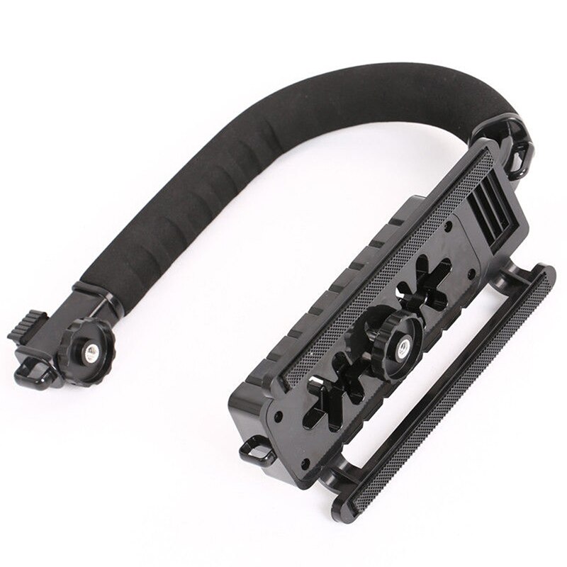 Estabilizador de mano con soporte en forma de C para cámara réflex digital, luz de cámara Sony/Nikon/Canon, Steadicam portátil SLR para Gopro