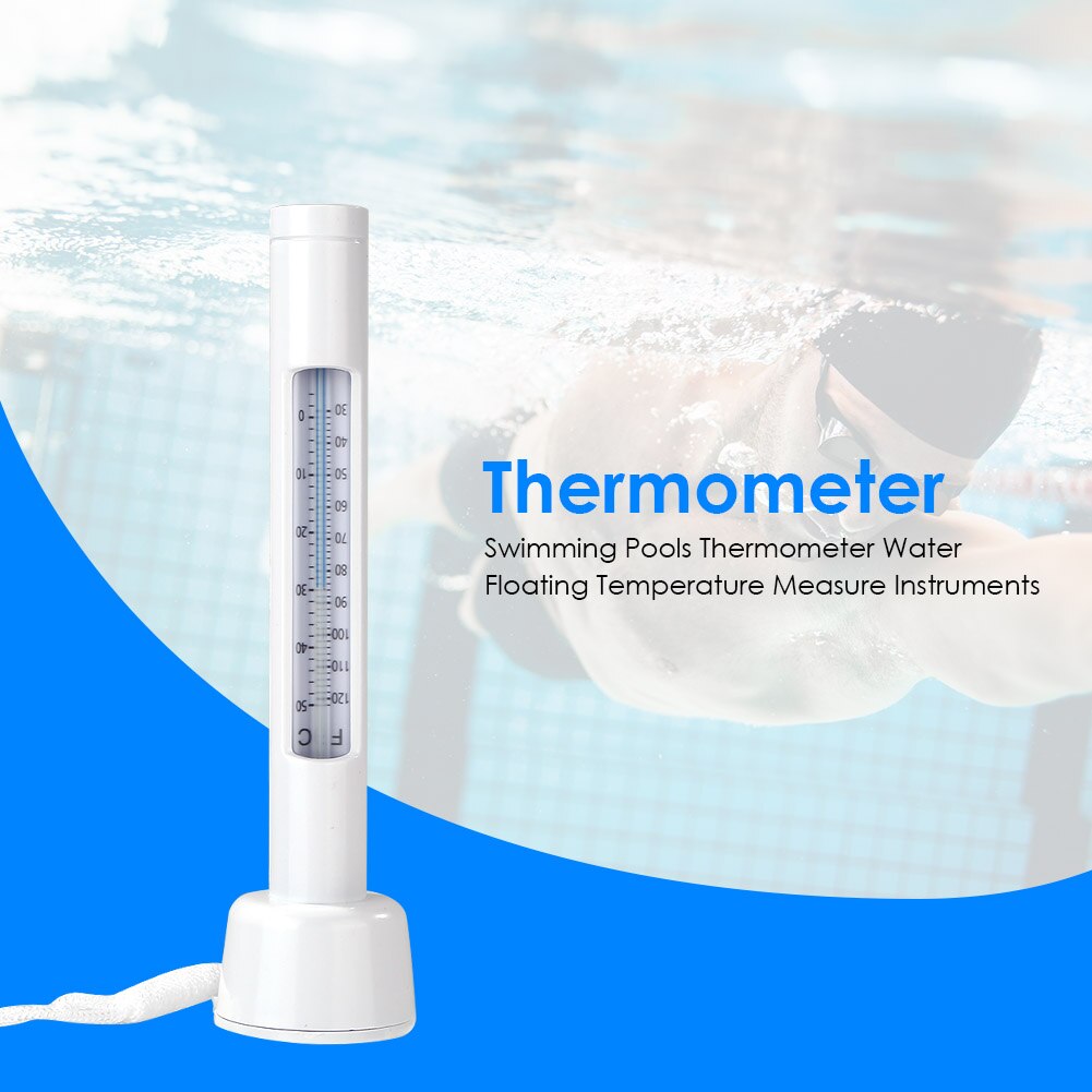 Portable Swimming Pool Floating Thermometer Bathtub Spa Tub Fish Ponds Temperature Measuring Meter