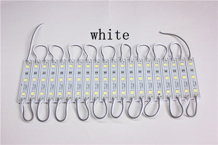 20pcs/100pcs/200pcs/lot SMD 5050 LED light module White RGB LED backlight LED module Waterproof IP65 DC12V
