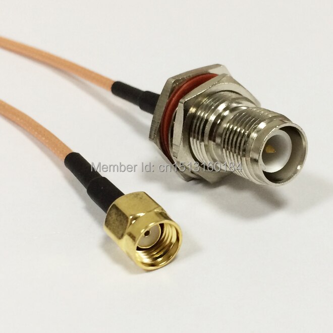 Produktbild von 3m TNC Auf SMA Koaxialkabel - RG58 Antennenkabel 50 Ohm