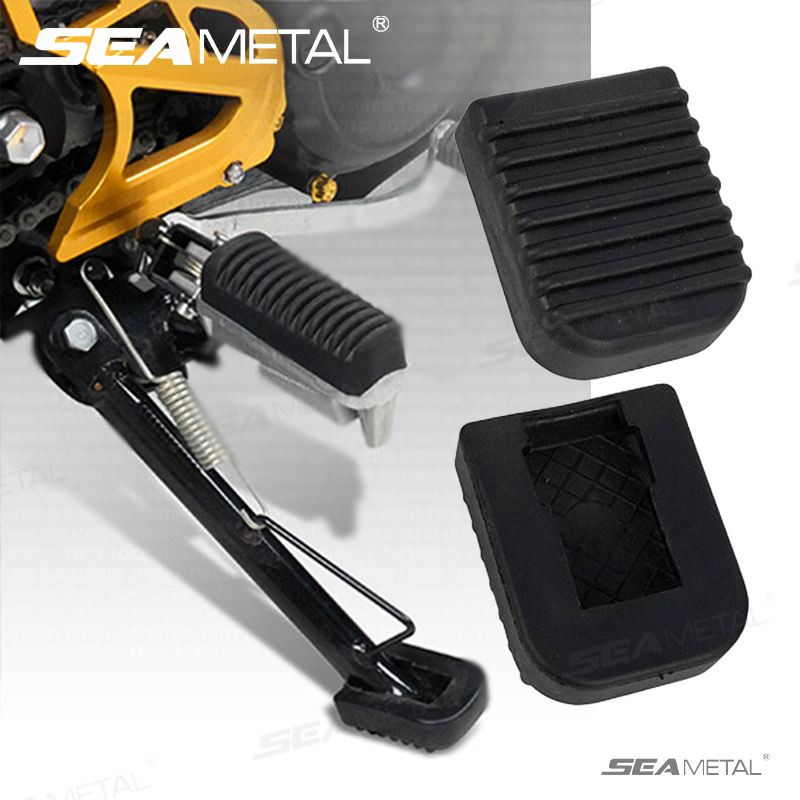 SEAMETAL Motorrad Ständer Pad Ständer Gummi Stützplatte draussen Parkplatz Motorrad Fuß Seitenständer Basis Ständer Halfter Pad