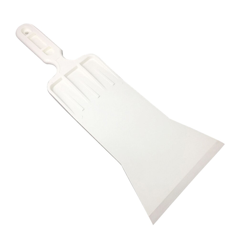 Windshield Rear Front Car Scraper Snow Scrubber Ice Wrapping Squeegee Paddle Tool Auto Thick Tint Window Film Ergonomic: White
