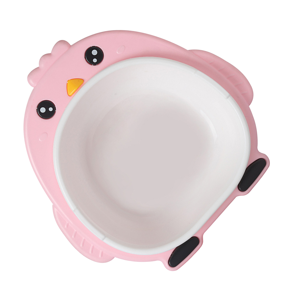 Portable Baby Face Basin Kids Washbasin Infant Washing Bathtub Thicken Basin: Pink