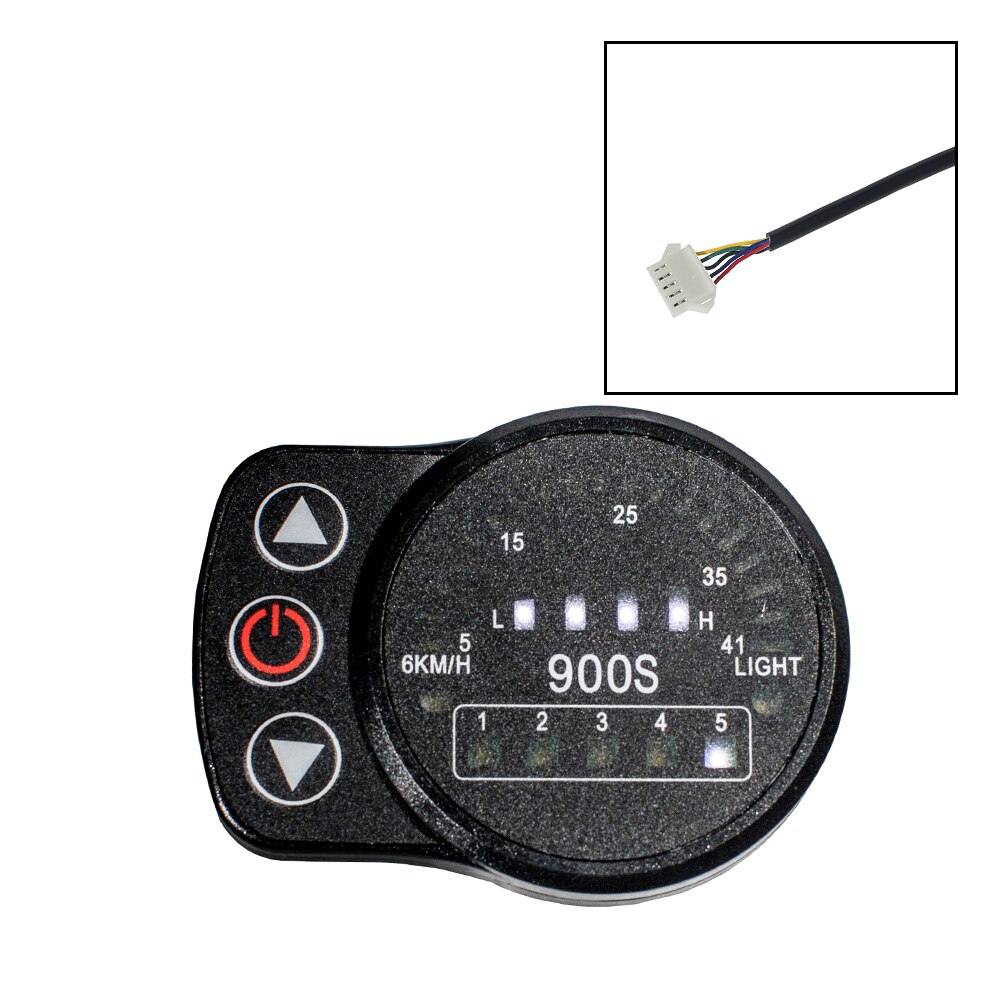Okfeet Kt Led 900 S 900 Ebike Display Elektrische Fiets 36V 48V Led Display Voor Elektrische Fiets: 900S5pinSM