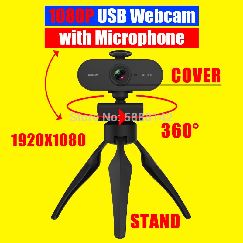 Usb Webcam 4K 2K 1080P Full HD Camara Para Computadora De Pc Computer Web Cam Thermal Camera Tablet Auto Focus with Microphone