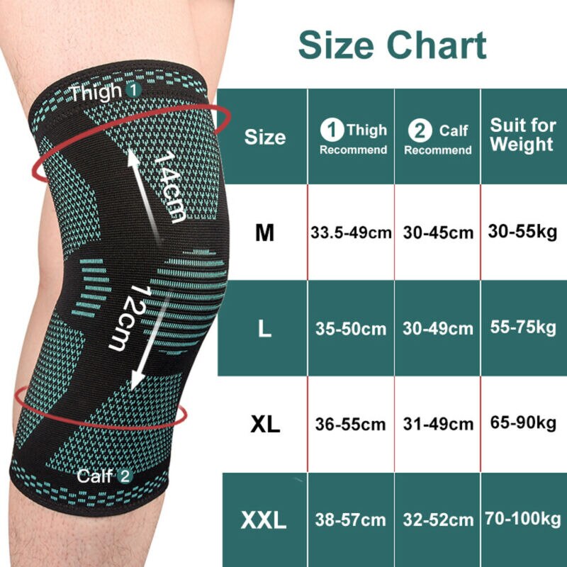 1pc neopreen kniebrace mouwen voor heren, ondersteuningspads, bescherming tegen artritispijn en sportblessures