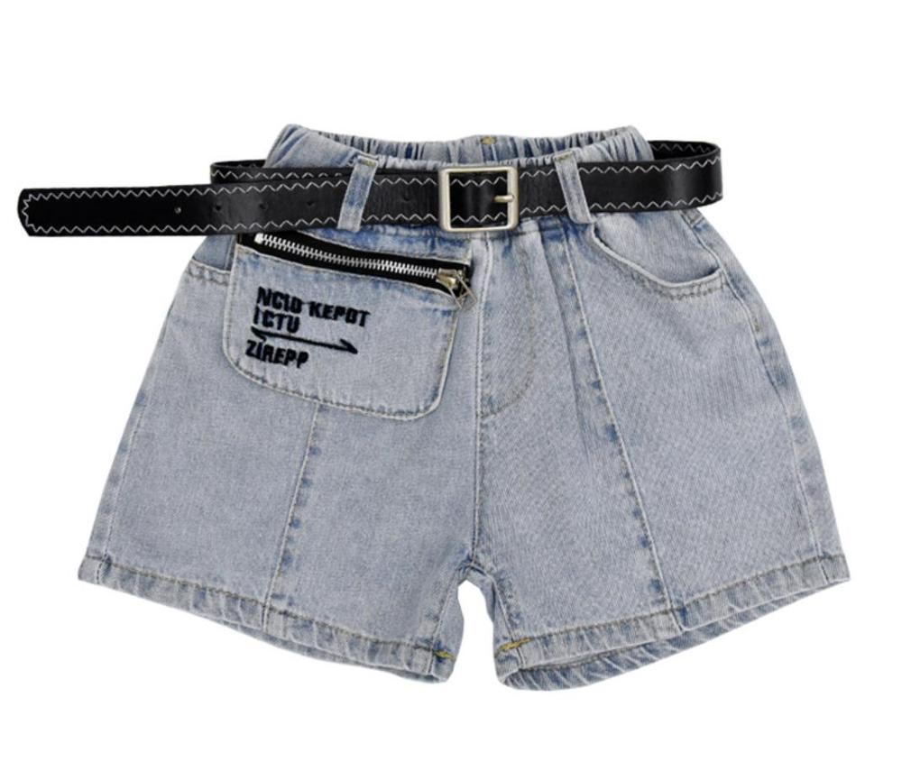 Sommer Kinder Shorts Kleinkind Kinder Kurze Sport Hosen Denim jean Baumwolle Shorts Für Jungen Mädchen Shorts Baby Kleidung 2-7Y