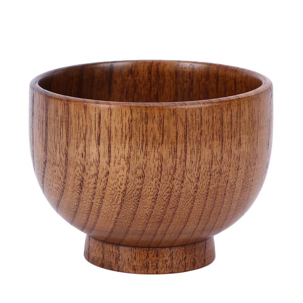 Cuillère à soupe/bols à riz à salade, bol en bois de style japonais, Bol Ramen Vaisselle en bois naturel: Bowl