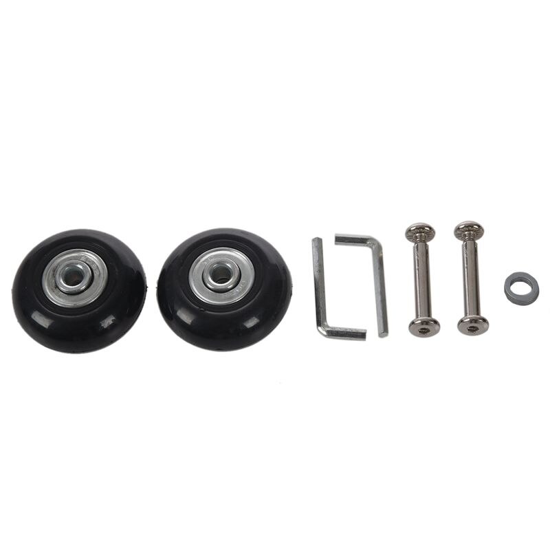 Inline Outdoor Skate ErsatzräDer Schwarz V6Z9 2Er Set 45X19Mm GepäCk Koffer 