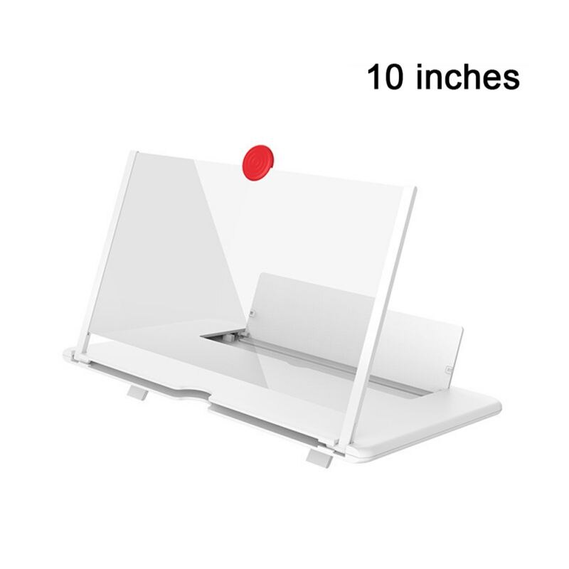 12 "skärm förstoringsglas 3d hd mobiltelefon justerbar vinkel förstoringsglas projektor skärm för filmer videor och spel - halkfri: A6