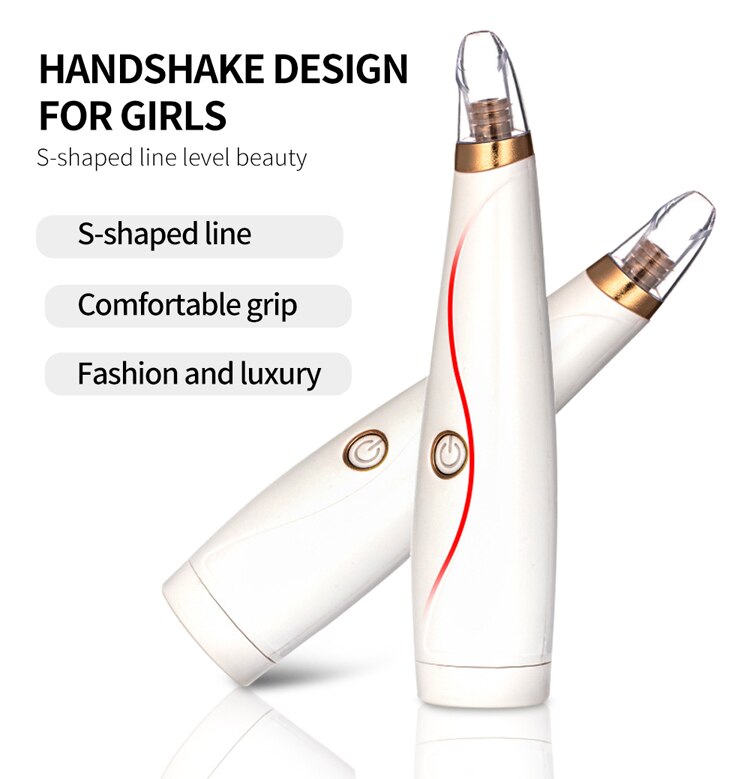 Blackhead Remover Face Deep Pore Cleaner Removal Vacuum Suction Facial SPA Diamond Beauty Skin Care Tool