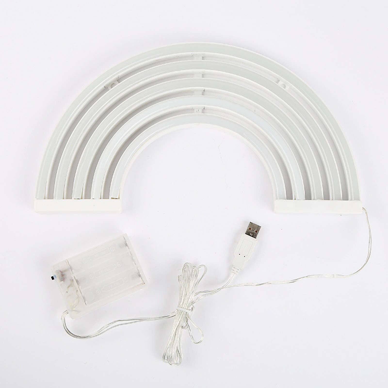 Rainbow Neon Sign LED Rainbow Light Lamp LED Neon Light Warm White Wall Art Sign Lights Bedroom Decoration Party Decor: Default Title