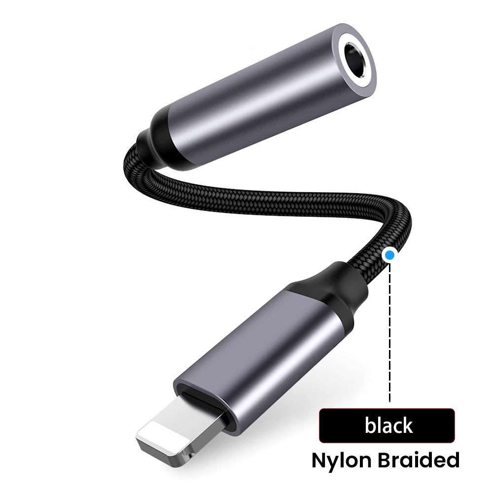 Adapter kabla AUX do iPhone'a na 3 5 MM Adapter do iPhone'a 12 13 14 Pro Złącze słuchawkowe Rozdzielacz audio akcesoria do telefonu