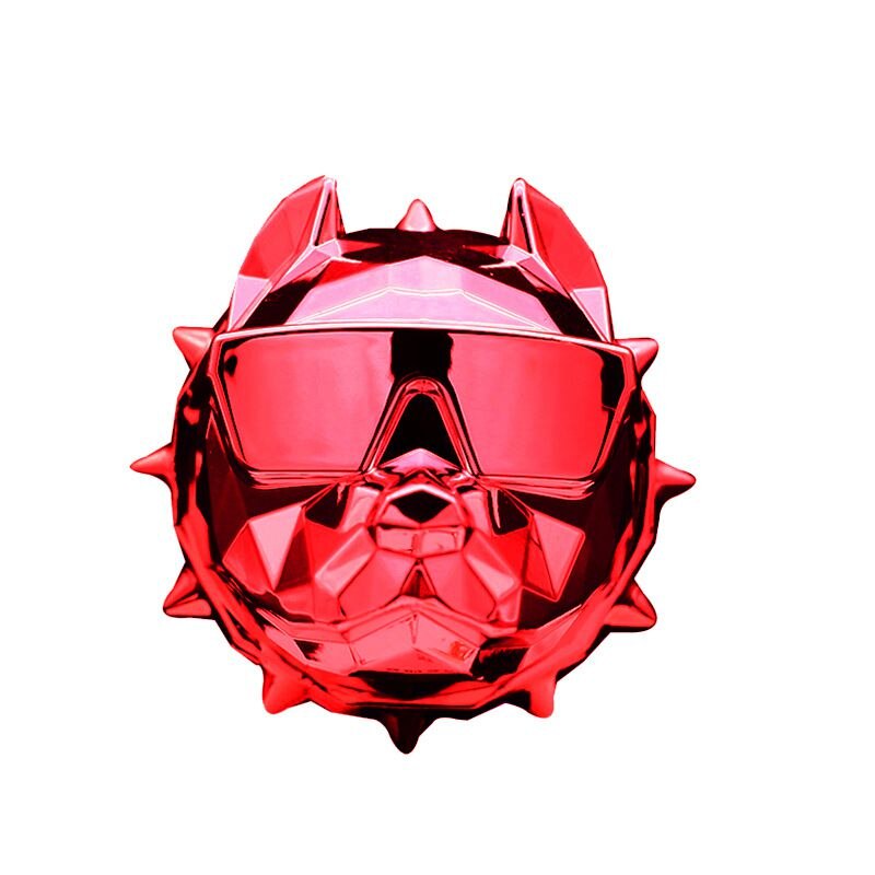 Bulldog voiture désodorisant Clip Parfum diffuseur de Parfum Auto évents Parfum Parfum Bulldog diffuseur voiture décor: Bright red