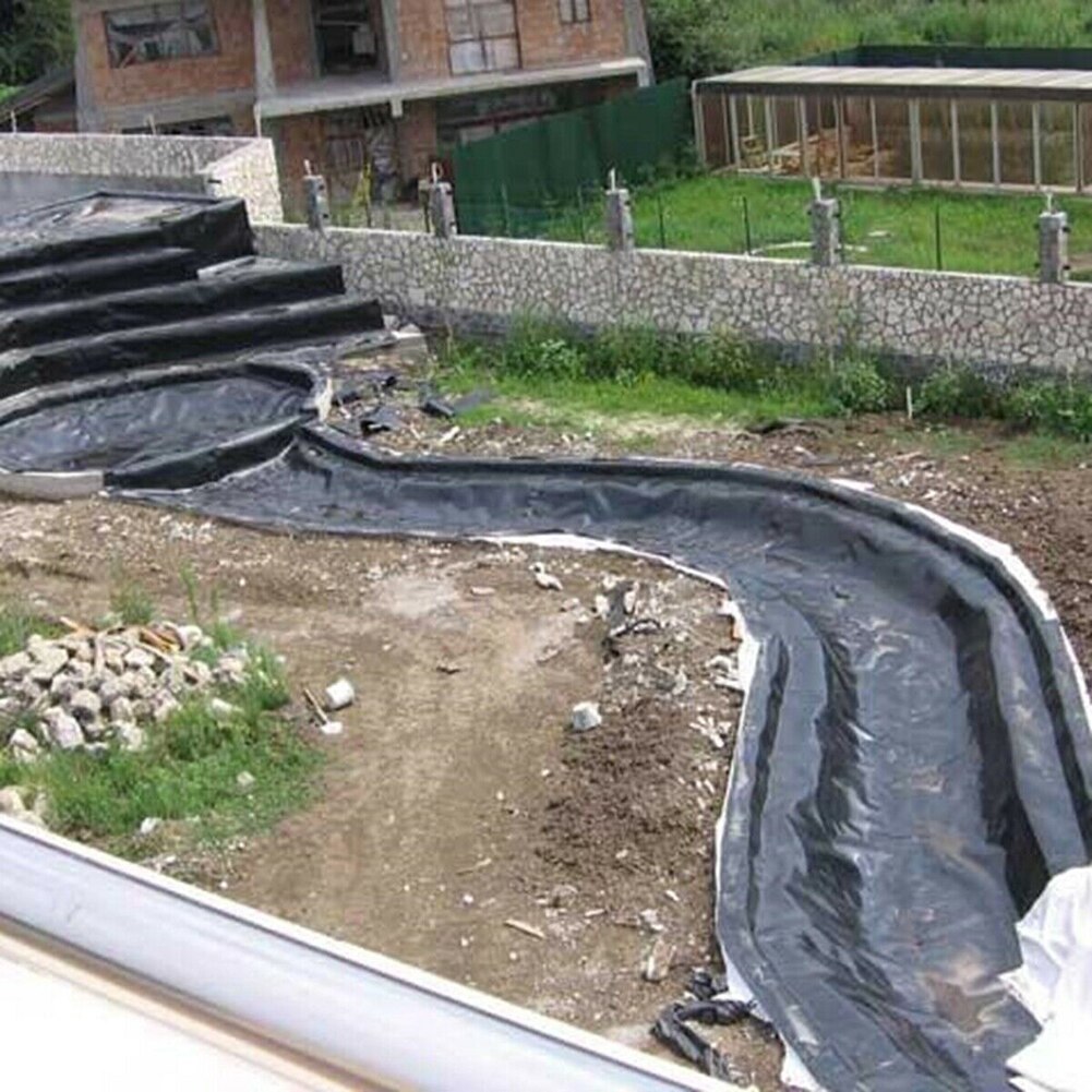 2 x 3/3 x 3m fiskedam liner havedam landskabsbassin forstærket tyk kraftig vandtæt membran liner klud