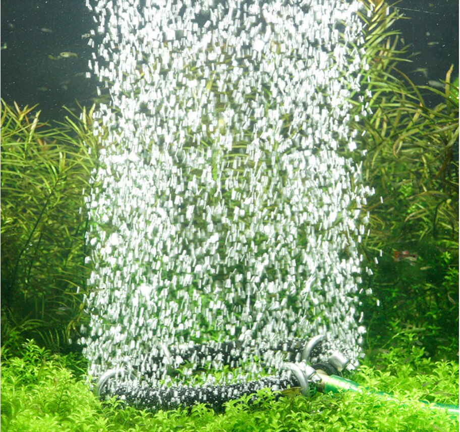 Nano aeration plate koi fish pond aeration ring tracheal seafood pond aeration ring aeration stone air strip fish tank bubble