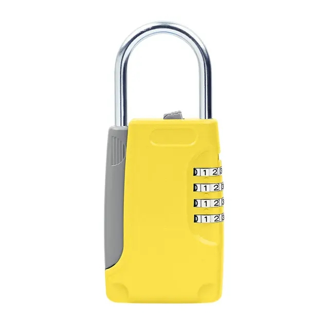 4-Digital Password Combination Lock With Hook Hidden Key Safe Box Mini Metal Secret Box For Home Villa Car Caravan