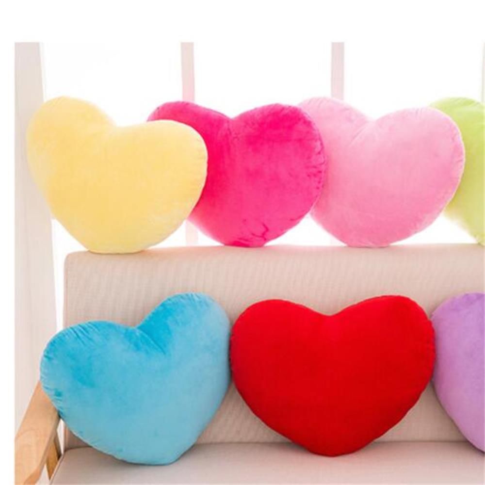 Heart Plush Toys Soft Pillow Kawaii Toy Lovely for Birthday Home Decorative Valentines Day Decorative Soft Stuffed Pillow
