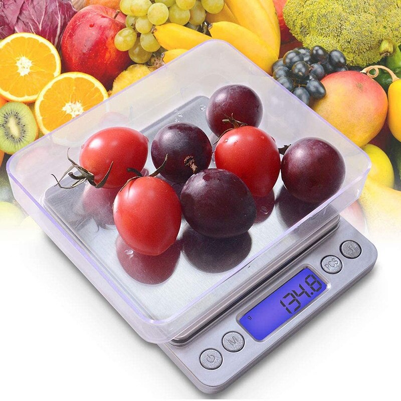 Balanza Digital de cocina 3000G/0,01G pequeña balanza para alimentos gramo Digital peso y onzas, balanza de gramo Digital