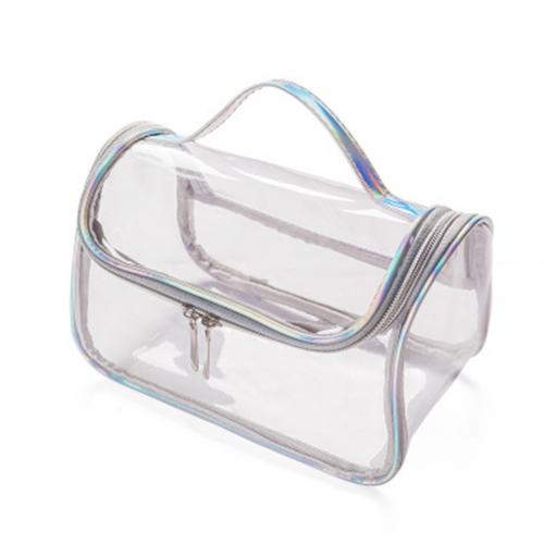 Trousse De Toilette Transparente Grande Taille - Idéale Pour Le Maquillage Ou Les Voyages