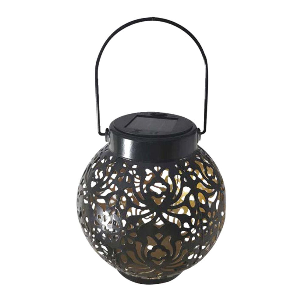 Japanische Solar-Zen-Gartenlaterne Aus Harz – Wasserdicht, Frostfest, 17x34 Cm, Grau