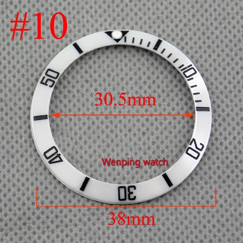 38mm titanium keramiske ringring tofarvet pasform automatiske 40mm bliger ure: Stil 10