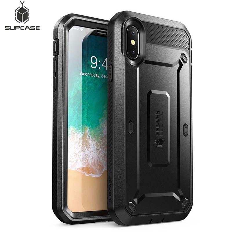 Supcase Voor Iphone X Xs Case Ub Pro Serie Full-Body Robuuste Holster Clip Case Met Ingebouwde screen Protector Voor Iphone X Xs