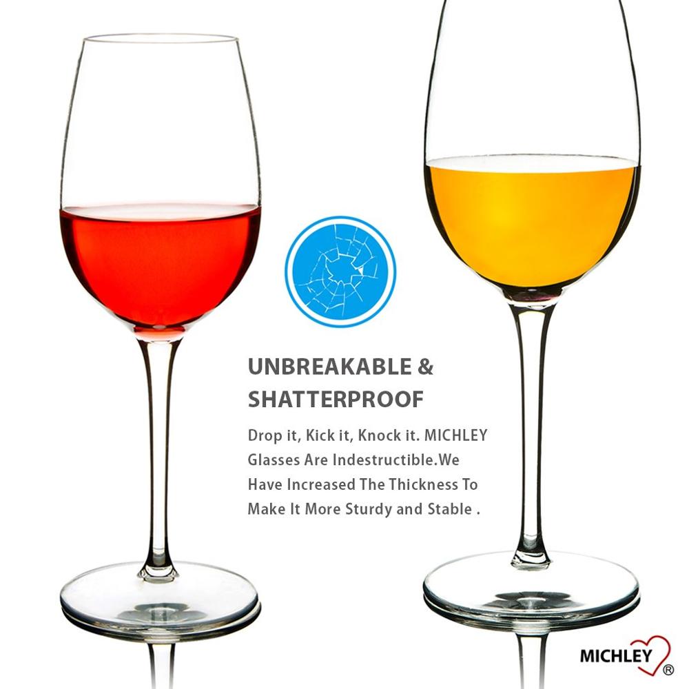 HXM 1/2/4/6 uds/set de copas de vino irrompibles Tritan PVC inastillables copas de vino, copas de vino, copas para beber, copas para el hogar, bodas: 2pcs