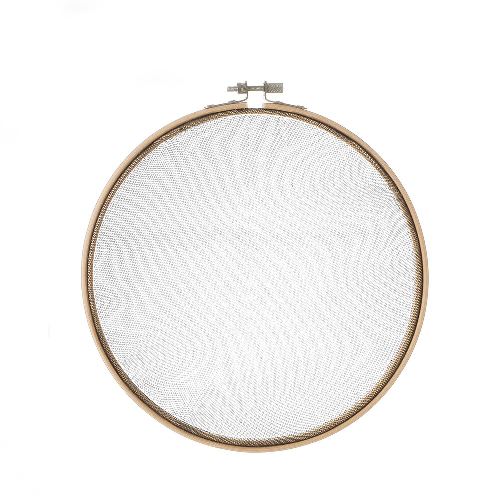 Perle fil disque bambou broderie Stretch bijoux cadre d'affichage tenture murale maison Textiles décor jardin