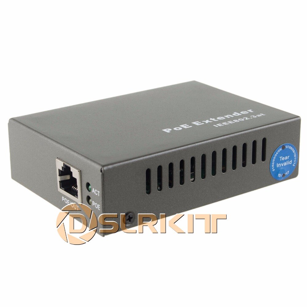 PoE Extender 100-400meter IEEE 802.3at Power over Ethernet Repeater IP Camera