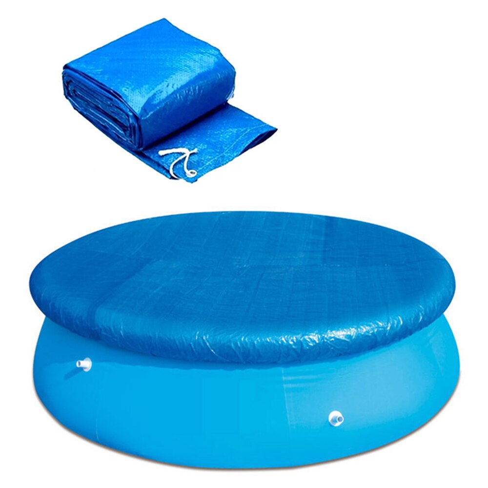 Swimming Pool Cover Round Rectangle Waterproof Dust Cover Mat Swimming Pool Accessories for 457/244/366/305/183cm Swim Pool