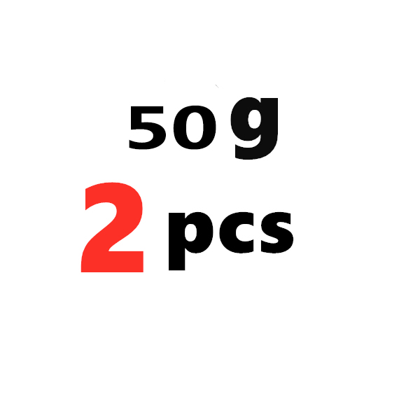 Plomo en forma de gota de agua, accesorios de pesca, 10g/15g/20g/30g/40g/ 50g, gotitas de agua, pesas de plomo, 5 unids/lote: 50g