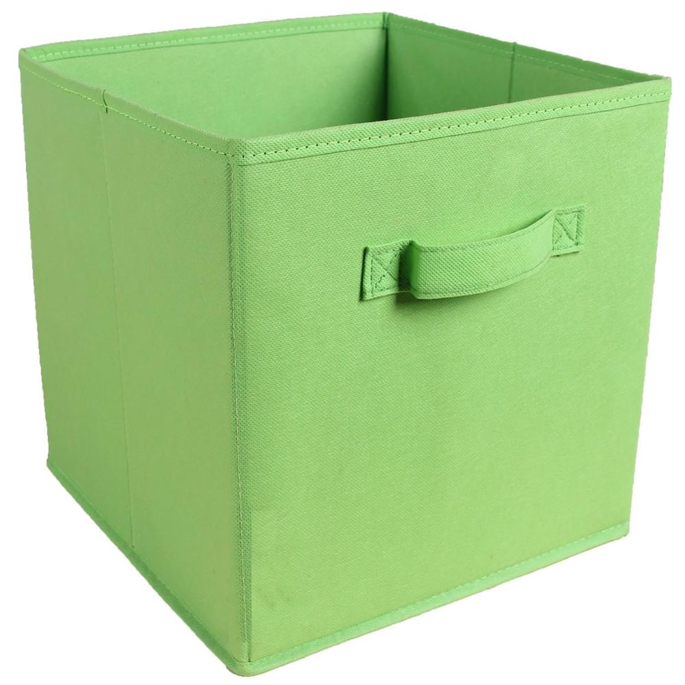 Kubvikbar non-woven tyg förvaringslåda hopfällbar tygförvaring kub korg lådor leksaker organisatör behållare lådor: 16